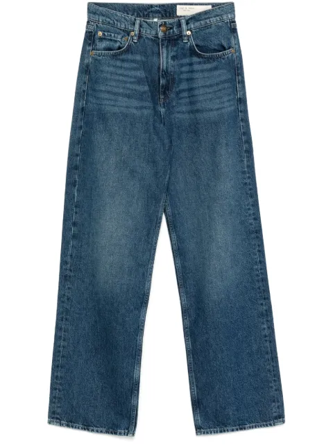 rag & bone Shea high-wise straight-leg jeans Blue WDD24F2998AAAD