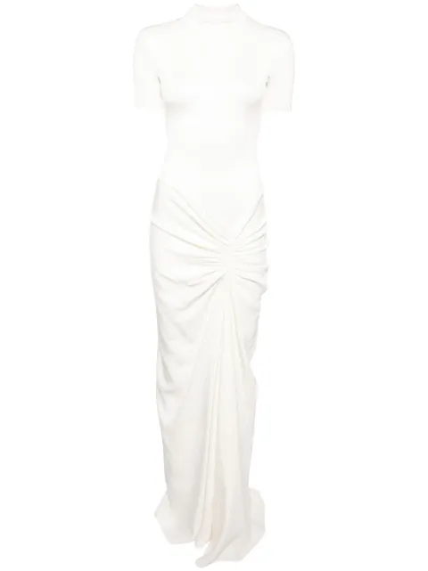 Christopher Esber ruched gown White FUSIONRUCHEDTEEGOWNWHITE