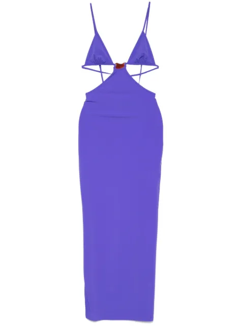 Christopher Esber Lycra dress Purple MOODSTONECUTAWAYLYCRADRESSGRAPE