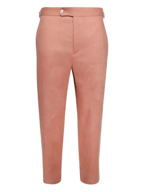 BODE linen trousers Pink MRS25BT072