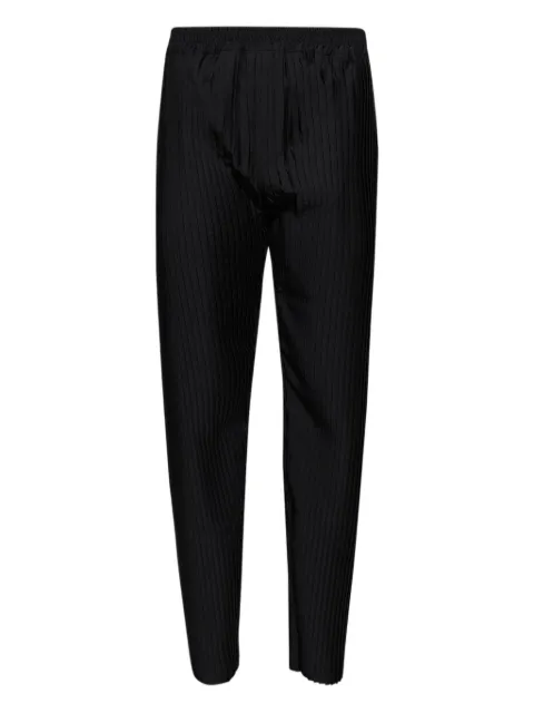 Casella Meyer pleated trousers Black CMS25PA100