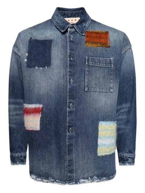 Marni cotton-denim shirt Blue CUJU0061LXUSCX01