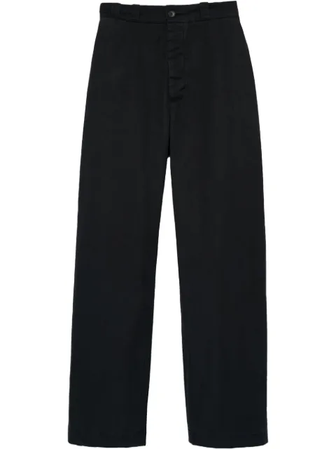 The Elder Statesman straight-leg trousers Black 240504