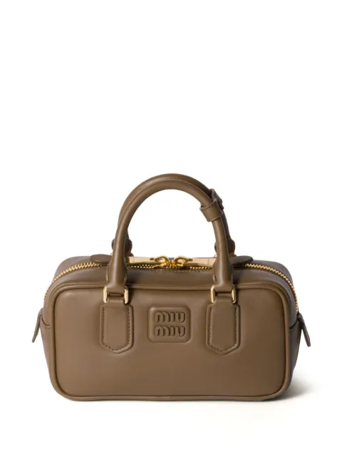Miu Miu Arcadie leather bag Green 5BB142VOONACR3