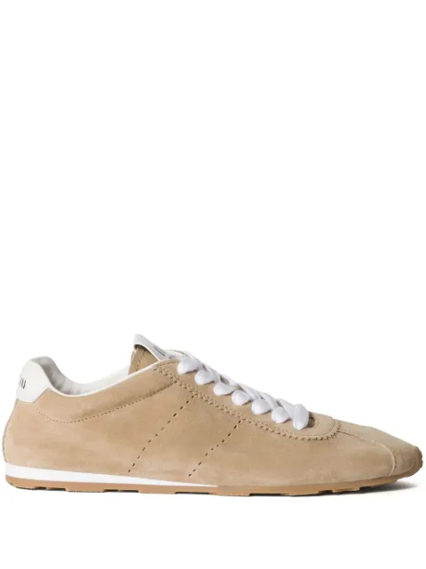 Miu Miu Plume Suede sneakers Neutrals 5E114EF005054