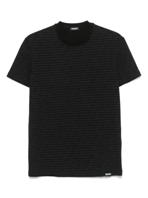 DSQUARED2 logo-print T-shirt Black D9M205510ISA01