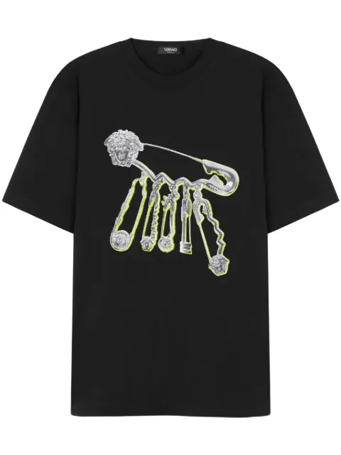 Versace Pop Pin T-shirt Black 10133021A13423