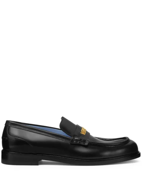 Versace leather loafers Black 10178491A11907