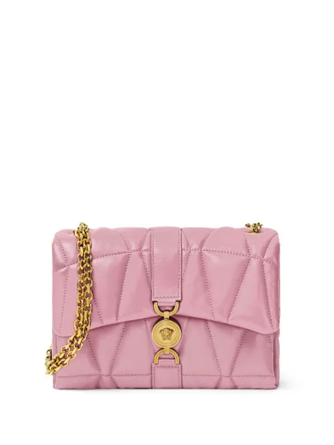 Versace Kleio quilted shoulder bag Pink 10159641A12973