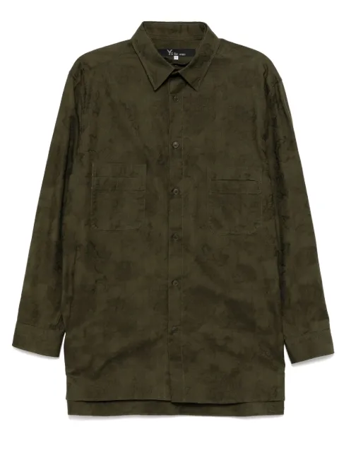 Yohji Yamamoto floral-print shirt Green MOB36528