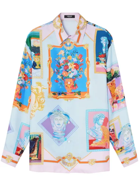 Versace Gallery shirt Blue 10194381A12995