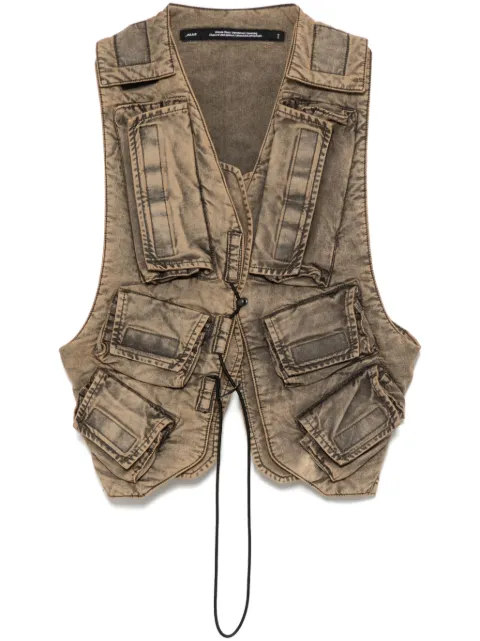 Julius Hellion vest Brown 877VEM3S