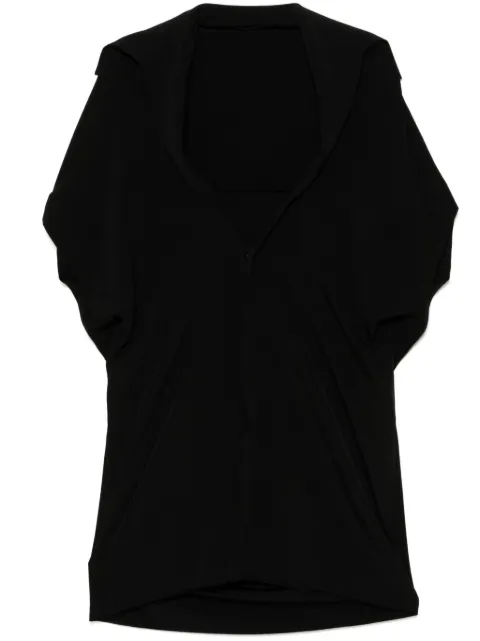 Yohji Yamamoto V-neck dress Black FOD64500