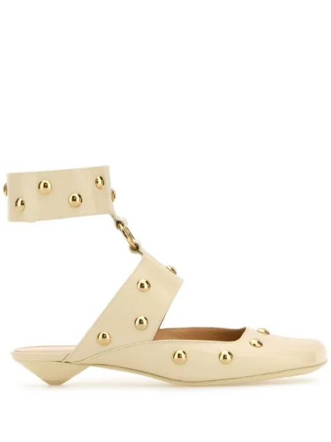 Chloé Jade leather sandals White CHC24W05QOL
