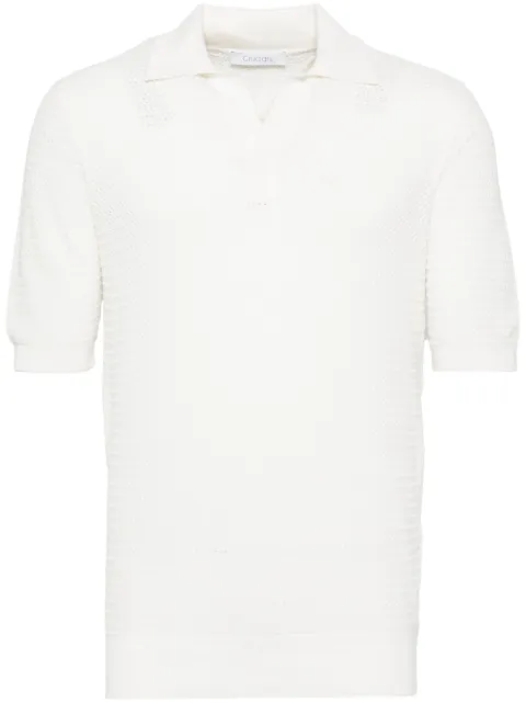 Cruciani knitted polo shirt White UC4110754R42P022
