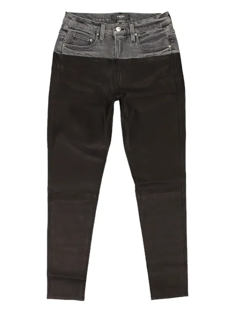 AMIRI leather trousers Black PS22WDS072