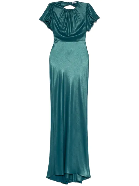 Parlor open-back maxi dress Blue 2025FF04