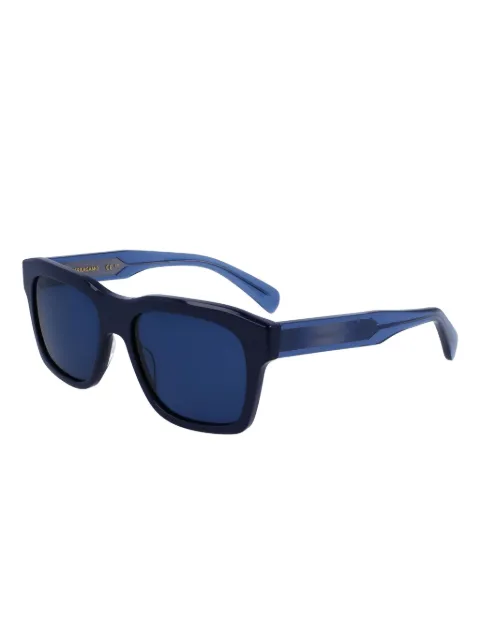 Ferragamo Eyewear rectangle-frame sunglasses Blue SF1087SN414