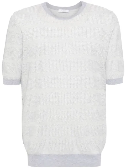 Cruciani short-sleeved jumper Grey UC4156250R61GC02