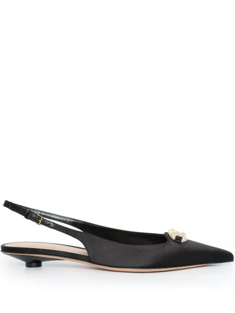 Valentino Garavani VLogo-Signature slingback pumps Black WS0IY1UER