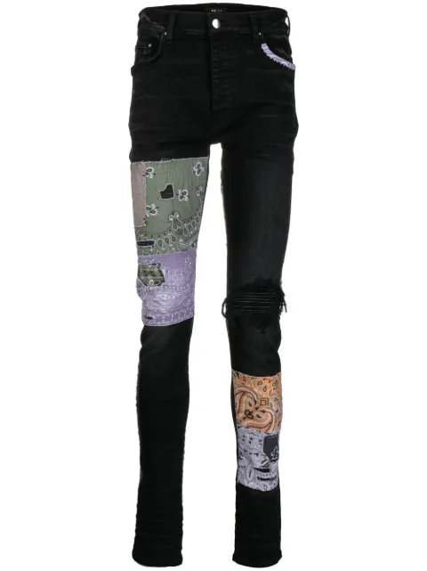 AMIRI Bandana Art jeans Black PF22MDS021