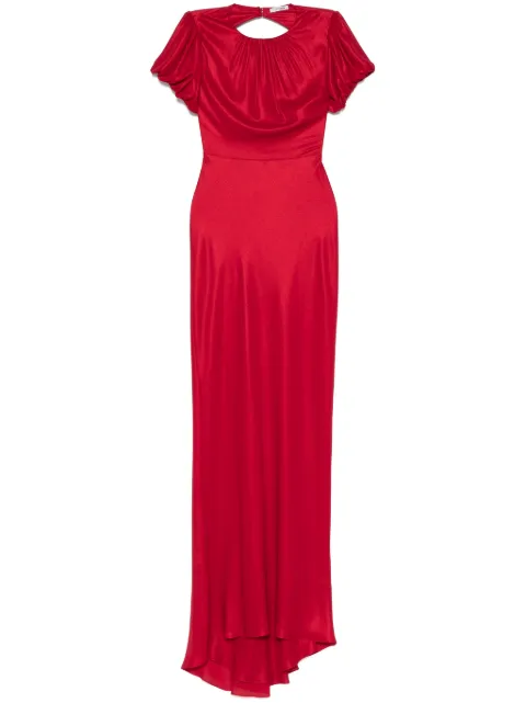 Parlor open-back maxi dress Red 2025FF02