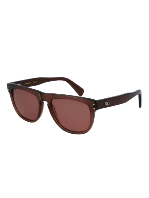 Ferragamo Eyewear pilot-frame sunglasses Brown SF1111S232