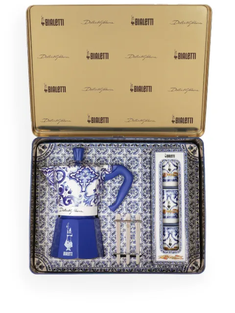 Dolce & Gabbana large Moka box Blue TCK017TCAFN