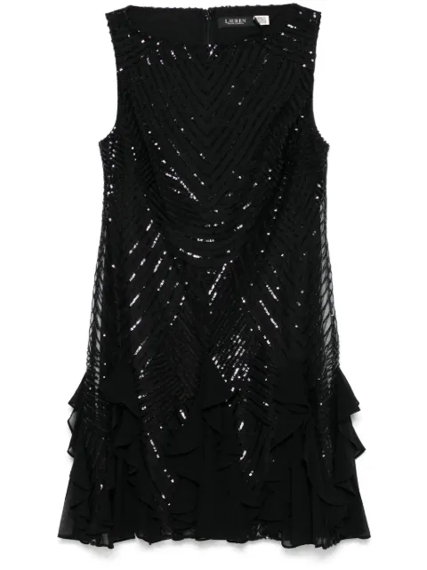 Lauren Ralph Lauren sequined mini dress Black 253951585