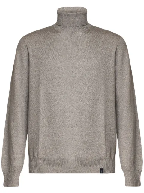Fay turtleneck wool jumper Grey NMMC1492440CQT
