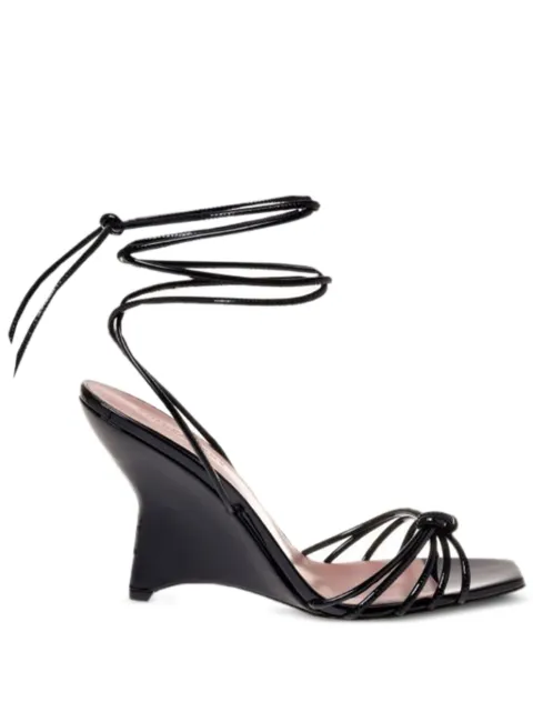 Philosophy Di Lorenzo Serafini patent sandals Black A32050777