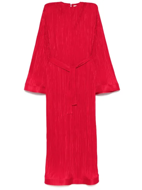 Atu Body Couture pleated maxi dress Red AT25039