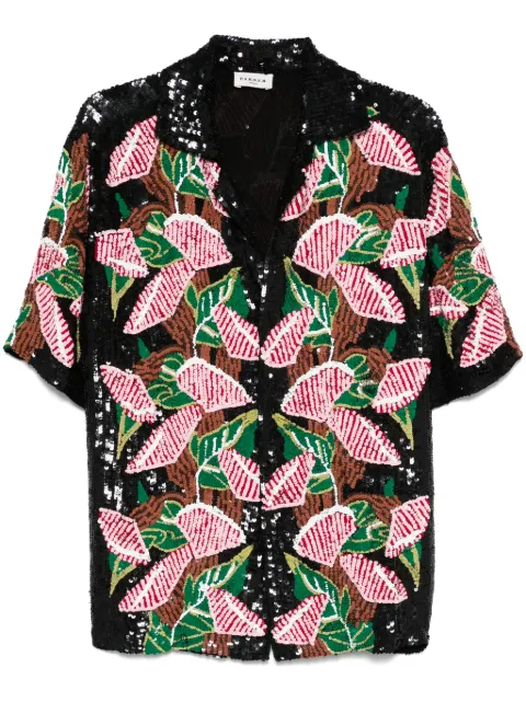 P.A.R.O.S.H. Gush shirt Black GUSHD380575