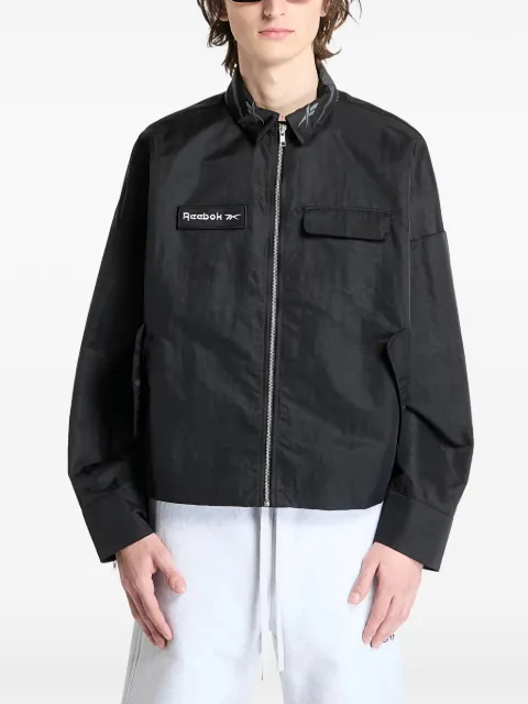 Reebok UNIFORM zipped shirt jacket Black RMES001C99FAB0011000