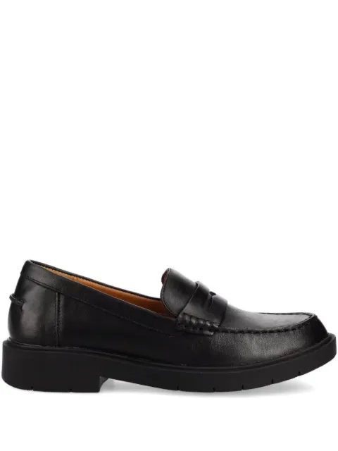 Geox Spherica Ec1 stitched-detail loafers Black D25QRA00043