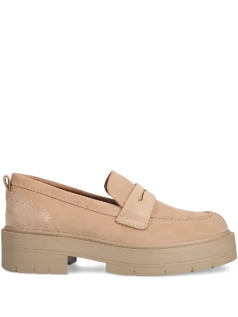 Geox suede slip-on loafers Neutrals D36VDI00022