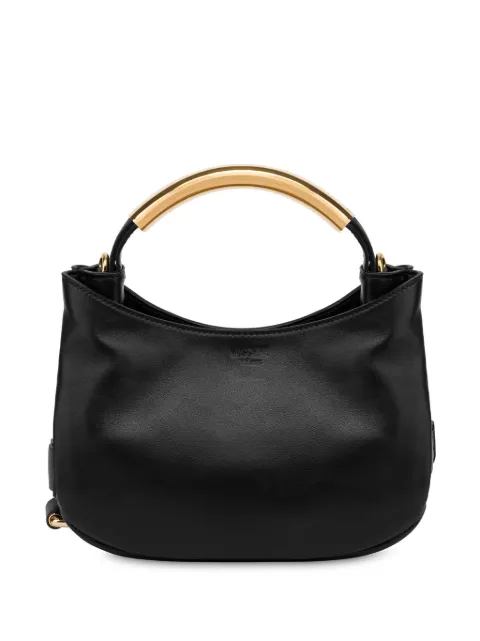 Moschino small Handle Me tote bag Black MC4198PP1MOA0