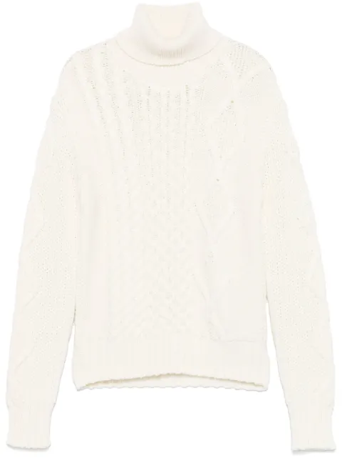 Moncler wool turtleneck sweater White J20939F00022M1172