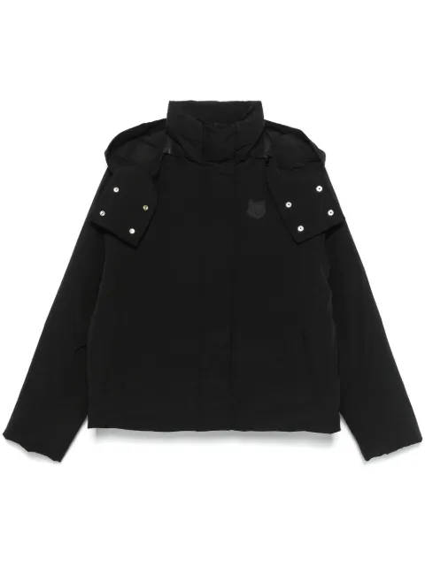 Maison Kitsuné fox-patch puffer jacket Black NW02202WQ4031