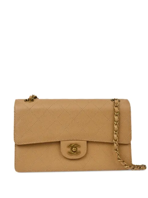 CHANEL Pre-Owned 1998 medium Classic Flap shoulder bag Neutrals 5453497