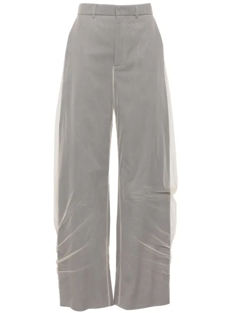 Y/Project draped layered trousers Neutrals 201PA005
