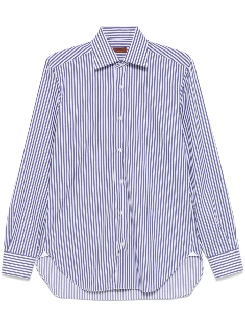 Barba striped shirt Blue D4U10P0244200U