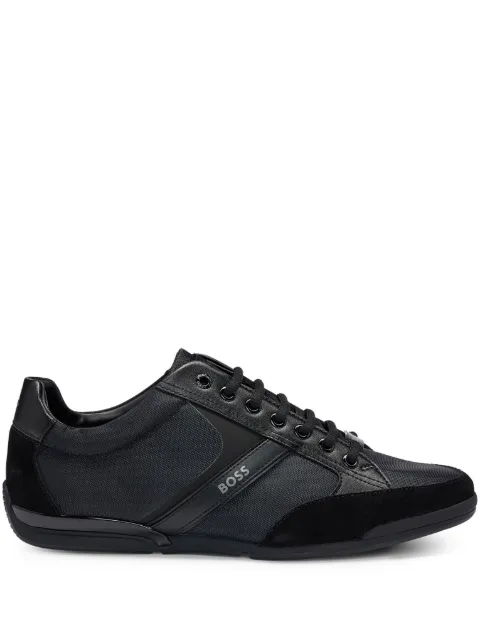 BOSS panelled-design sneakers Black 50498265