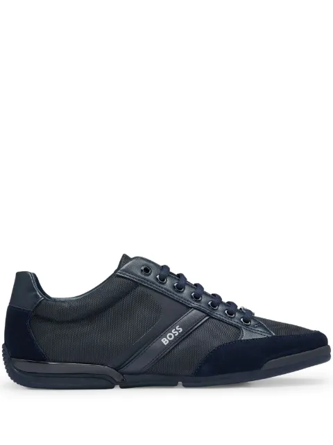 BOSS panelled-design sneakers Blue 50498265