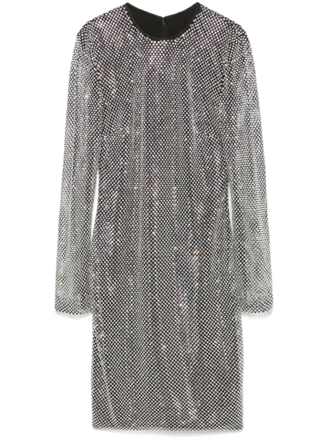 Dolce & Gabbana crystal-embellished mini dress Silver F6JRXTHLSA0
