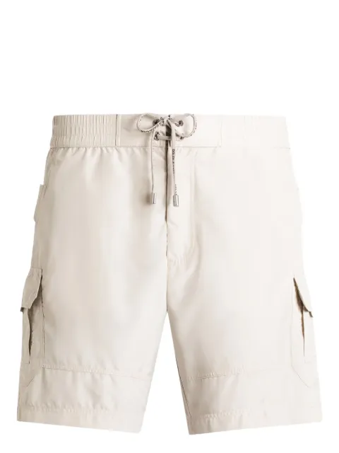 Dolce & Gabbana tag-detail swim shorts Neutrals M4F42TONR46