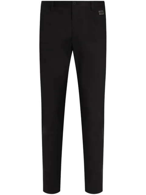 Dolce & Gabbana mid-rise slim-fit trousers Black GW13ETFUFNV