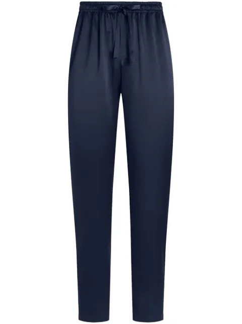 Dolce & Gabbana embroidered pajama pants Blue GVCRAZFU1AU
