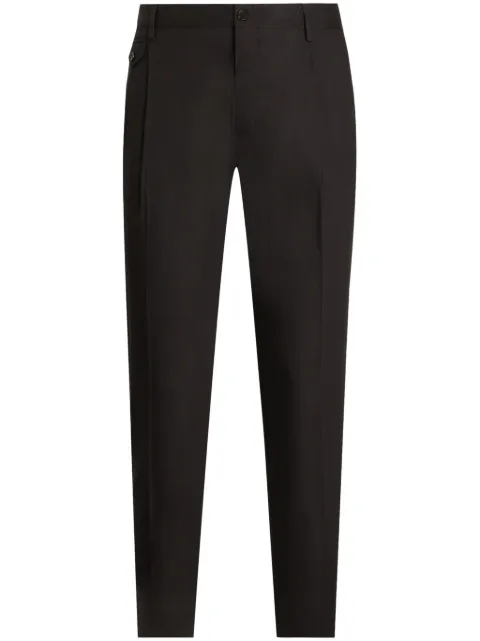 Dolce & Gabbana tapered tailored trousers Black GV4EETFU5V9
