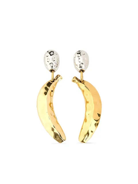 Chloé Banana earrings Gold CHC24AFE84CB7